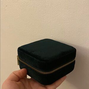 J.Crew velvet travel jewelry box!